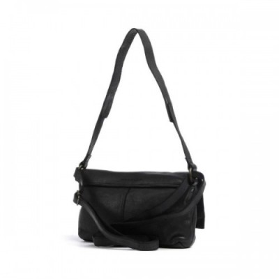 Harold's Submarine Shoulder bag fine grain cow leather black