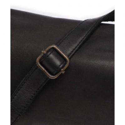 Harold's Submarine Shoulder bag fine grain cow leather black