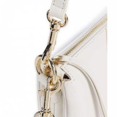 Lancaster Dune Shoulder bag grained cow leather white