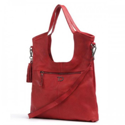 Taschendieb Wien Versöhnungsstraße 2 Tote bag grained cow leather red