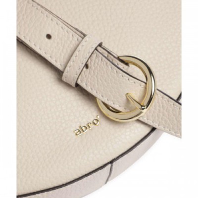 Abro Adria Lulu Crossbody bag grained cow leather beige