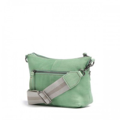 FredsBruder Dear Crossbody bag grained leather green