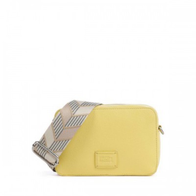 FredsBruder Feeling Good Crossbody bag grained leather yellow