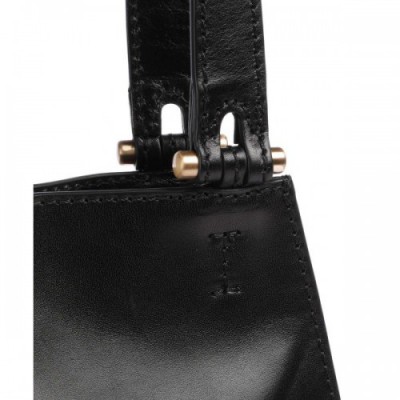 The Bridge Febe Bucket bag fine grain cow leather black