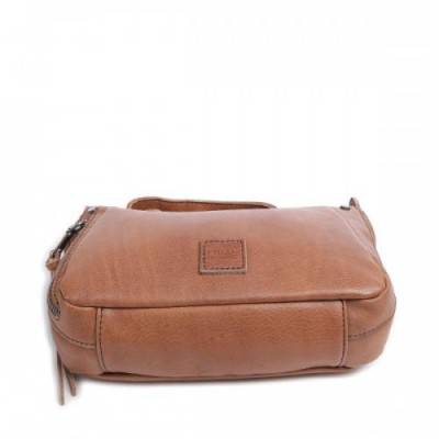 FredsBruder Mila Crossbody bag grained leather cognac