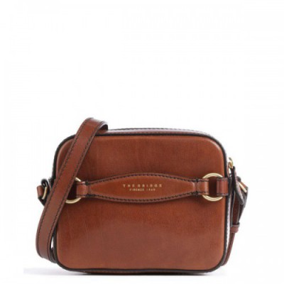 The Bridge Bettina Crossbody bag fine grain cow leather brown