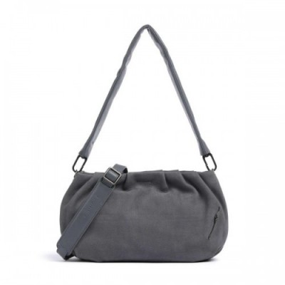 Aunts & Uncles Heavenly Meadow Pearl Shoulder bag brushed cow leather dark grey