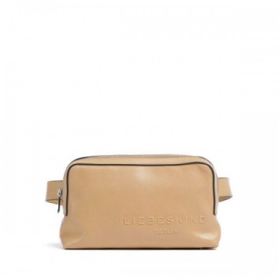 Liebeskind Elvira Lamb SF Verna Fanny pack fine grain leather beige