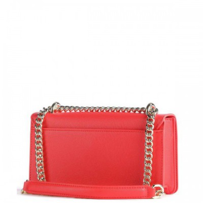 Versace Jeans Couture Logo Lock Shoulder bag synthetic red