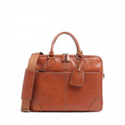 Brics Life Pelle Briefcase 15″ leather camel