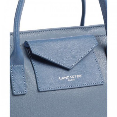 Lancaster Maya Handbag synthetic blue-grey