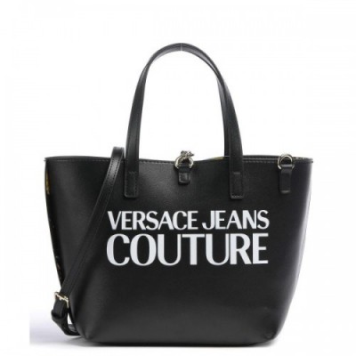 Versace Jeans Couture Reversible Shopper Handbag synthetic black