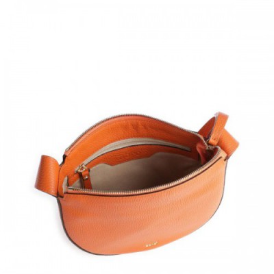 Abro Adria Lulu Crossbody bag grained cow leather orange