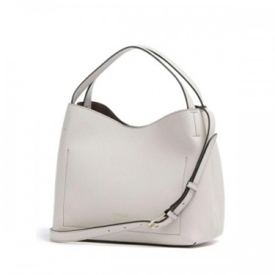 Furla Primula S Hobo bag grained leather white