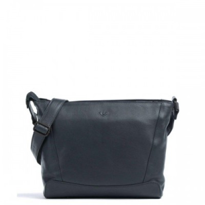 Voi 4Seasons Gabriela Shoulder bag fine grain leather navy