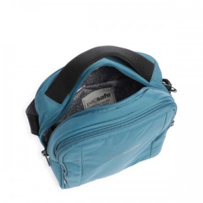 Pacsafe LS 100 Crossbody bag econyl nylon petrol